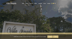 Desktop Screenshot of hotelvillasingala.com